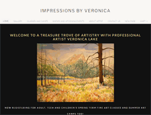 Tablet Screenshot of impressionsbyveronica.com